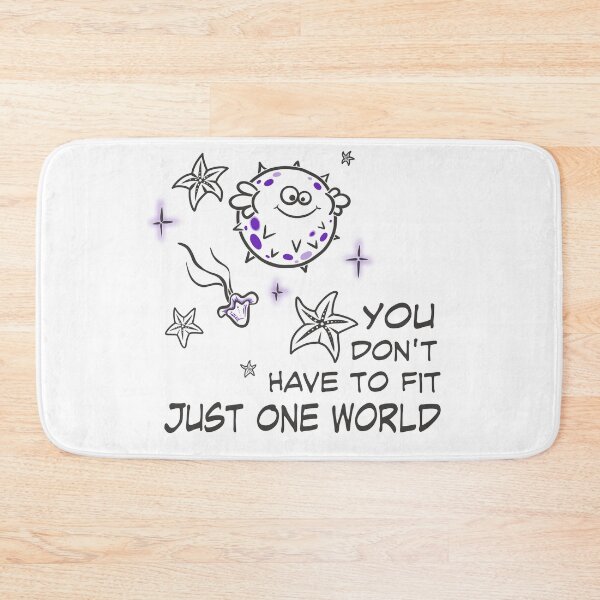 Item preview, You Don't Have to Fit Just One World – Gentle Ocean Line Art designed and sold by Samaya-.