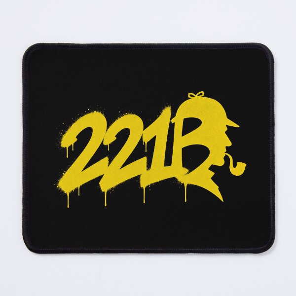 Item preview, Sherlock Holmes – Yellow 221B Graffiti Mark designed and sold by Fenay Designs.