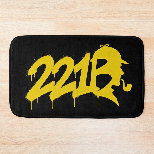 Item preview, Sherlock Holmes – Yellow 221B Graffiti Mark designed and sold by Fenay Designs.