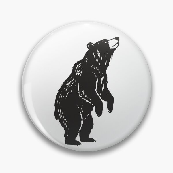 Item preview, Standing Bear Wildlife Silhouette Illustration designed and sold by Teefusionx.