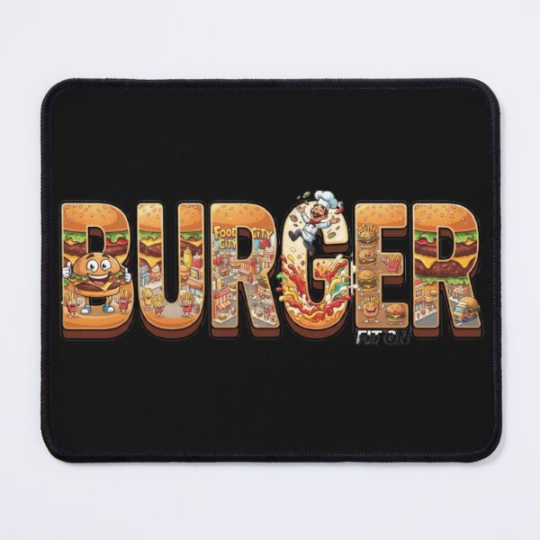 Aperçu de l'œuvre Burger fun créée et vendue par Fit On.