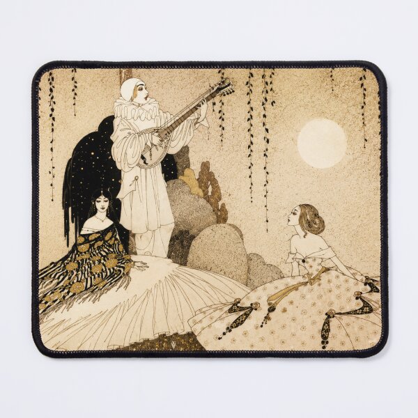 Item preview, Song of the Moon by Kay Nielsen - Art Nouveau Vintage Courtly Music Scene for Classic Art Lovers designed and sold by RickE.