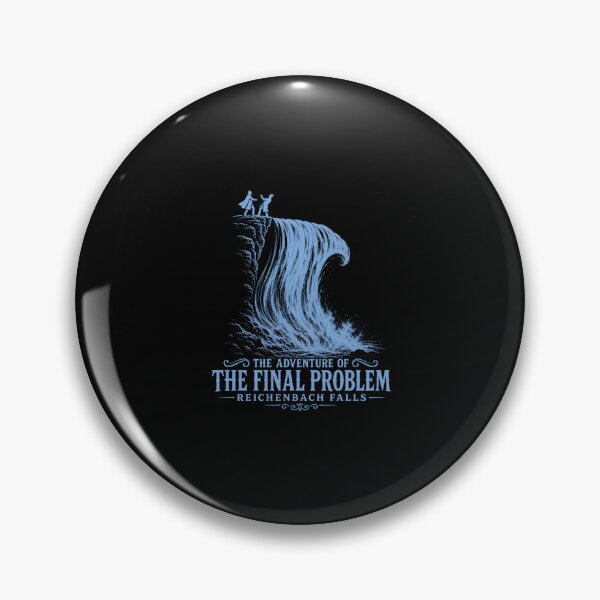 Item preview, The Final Problem – Blue Reichenbach Falls designed and sold by Fenay Designs.