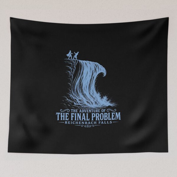 Item preview, The Final Problem – Blue Reichenbach Falls designed and sold by Fenay Designs.