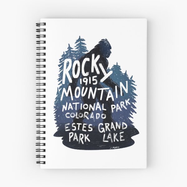 Item preview, Rocky Mountain National Park BigfootLabel designed and sold by John Morris Illustration.