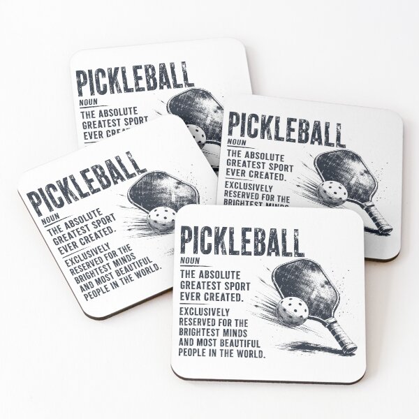 Item preview, Pickleball Noun The Absolute Greatest Sport Ever Created. Exclusively Reserved For The Brightest Minds And Most Beautiful People In The World. Pickleball Player Sport Lover Gift designed and sold by HumansStuck12.