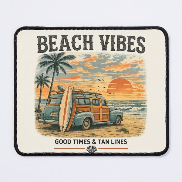 Item preview, Beach Vibes Vintage Surf Van designed and sold by ArcadiaSilence.