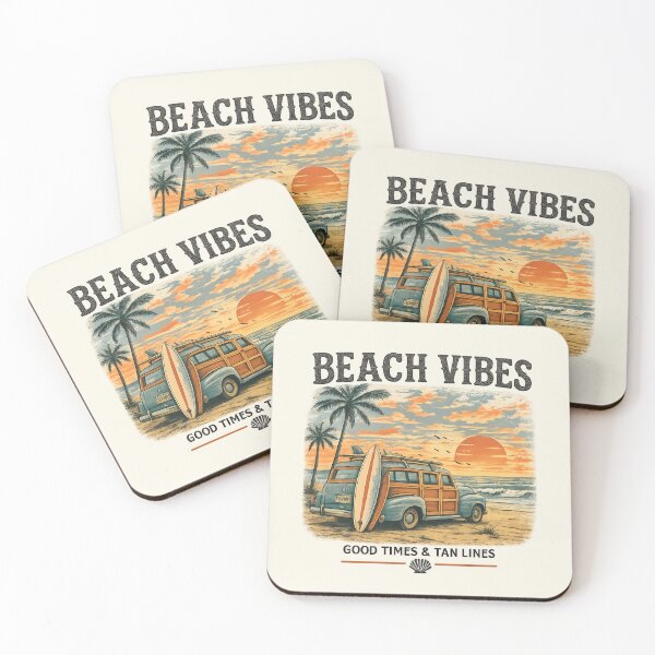 Item preview, Beach Vibes Vintage Surf Van designed and sold by ArcadiaSilence.