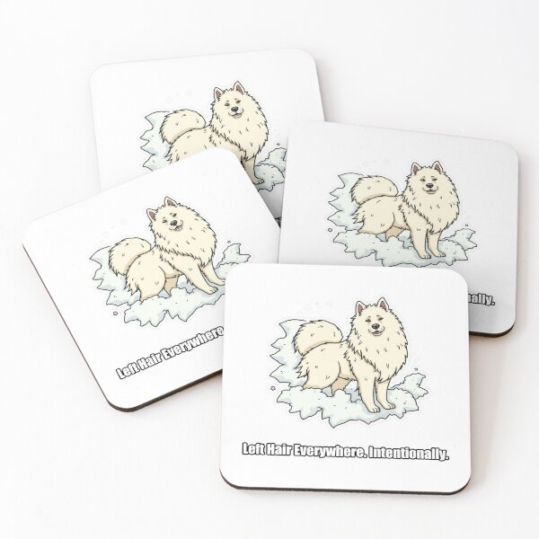 Item preview, Samoyed - Left Hair Everywhere Intentionally - Funny Samoyed Gift designed and sold by pawdrops.