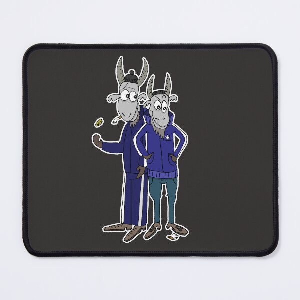 Item preview, Funny Street GOATs Tracksuit Sticker | Quirky Bad Boy Billy Goats Cartoon designed and sold by MyxaART.