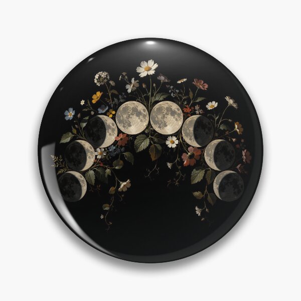 Item preview, Moon Phases Botanical designed and sold by Emberama.