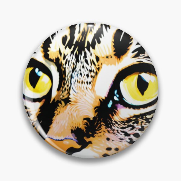 Item preview, Art - Pop Art Cat, Vibrant and Colorful Feline Portrait designed and sold by World-Pets.
