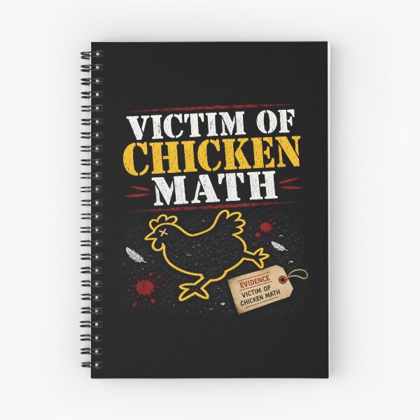 Item preview, Victim of Chicken Math Funny Chicken Keeper Gift Design designed and sold by PixelBlob.