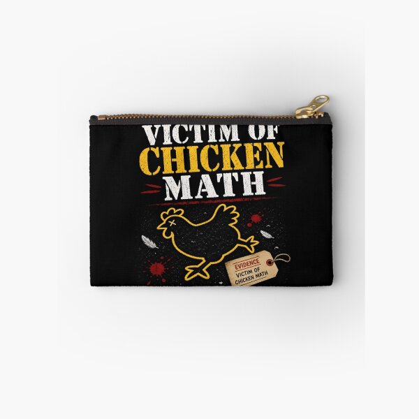 Item preview, Victim of Chicken Math Funny Chicken Keeper Gift Design designed and sold by PixelBlob.