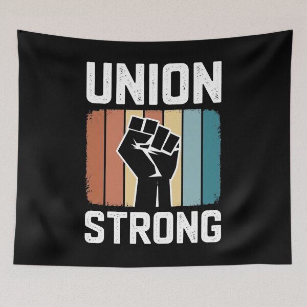 Item preview, Union Strong Raised Fist Retro Vintage Labor designed and sold by SiarheiYur.
