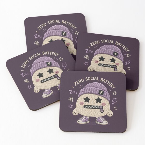 Item preview, Zero Social Battery Introvert Patch designed and sold by 0606PM.