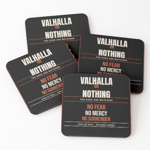 Item preview, Valhalla Awaits — Viking Warriors Hall of the Slain designed and sold by FROSTULF .