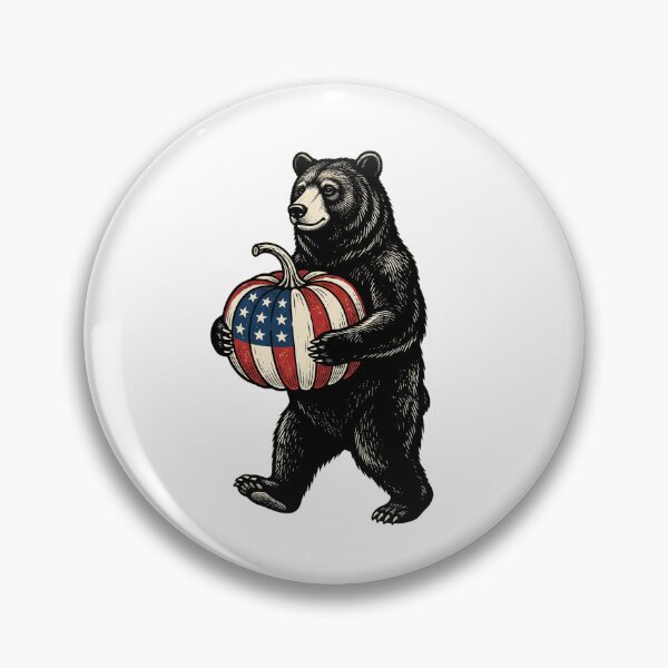 Item preview, Patriotic Pumpkin Bear designed and sold by Roy & Tiffany.