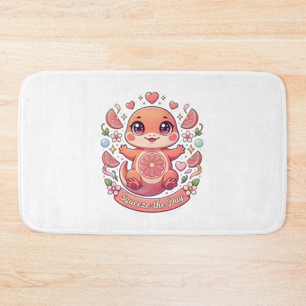 Item preview, Squeeze the Day Grapefruit Gecko Kawaii T-Shirt – Cute Citrus Gecko Sticker Gift for Reptile Lovers, Cozy Girls & Summer Vibes designed and sold by GemBob Creations.