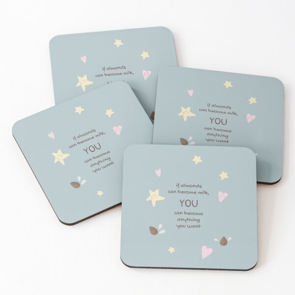 Item preview, Inspiration quote about Milk and Almonds designed and sold by Malvamalu.