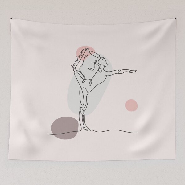 Item preview, Dancer's Pose - Yoga Line Art Series designed and sold by TheThankfulTyne.
