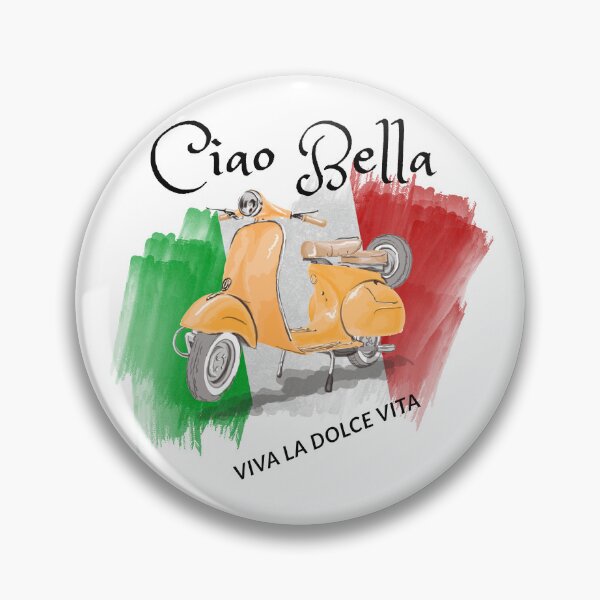 Item preview, Ciao bella Italy flag designed and sold by Ashtreemeadow.