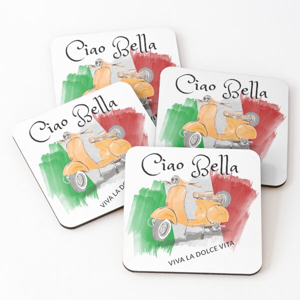Item preview, Ciao bella Italy flag designed and sold by Ashtreemeadow.