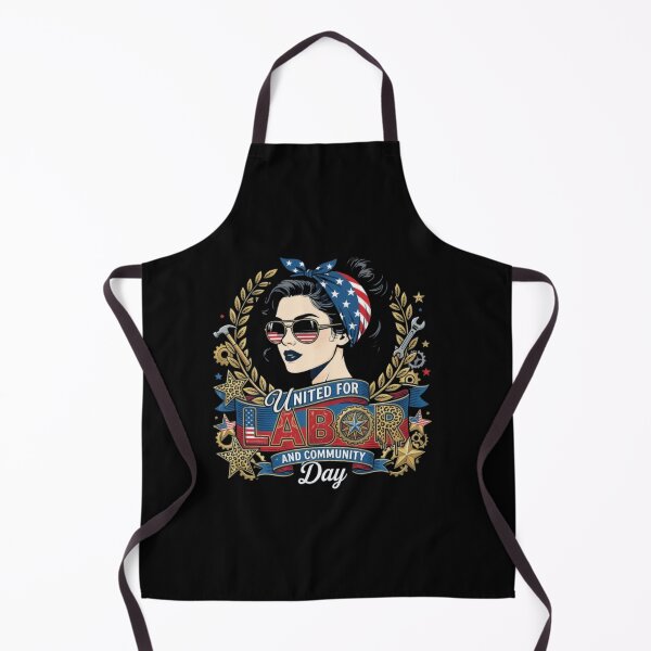 Item preview, United For Labor Day Patriotic Retro Woman Design designed and sold by SiarheiYur.