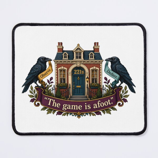 Item preview, Sherlock Holmes – Ravens Guard The Game Is Afoot designed and sold by Fenay Designs.