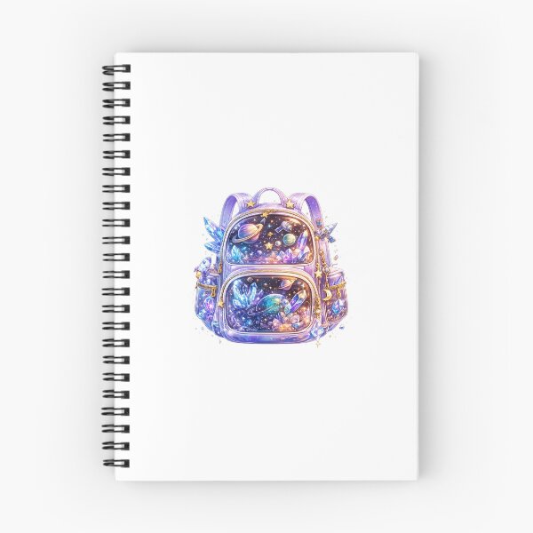 Item preview, Cosmic Explorer Space Backpack Sticker designed and sold by blossomfun.