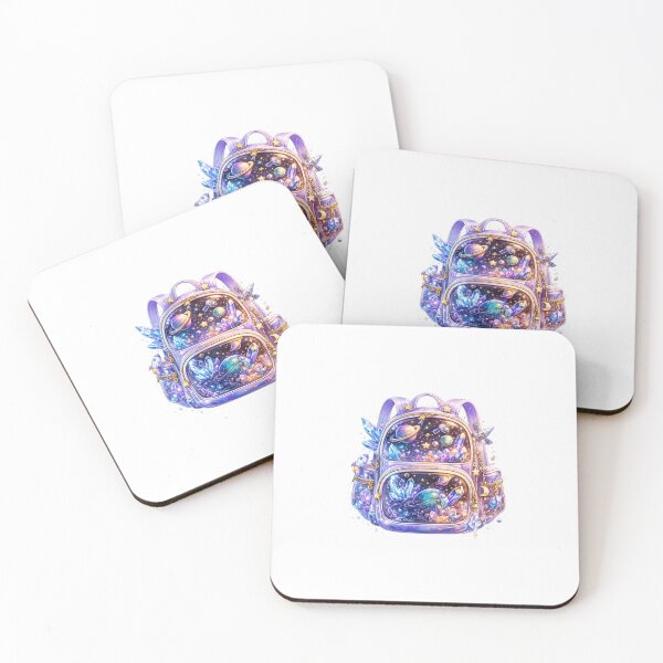 Item preview, Cosmic Explorer Space Backpack Sticker designed and sold by blossomfun.