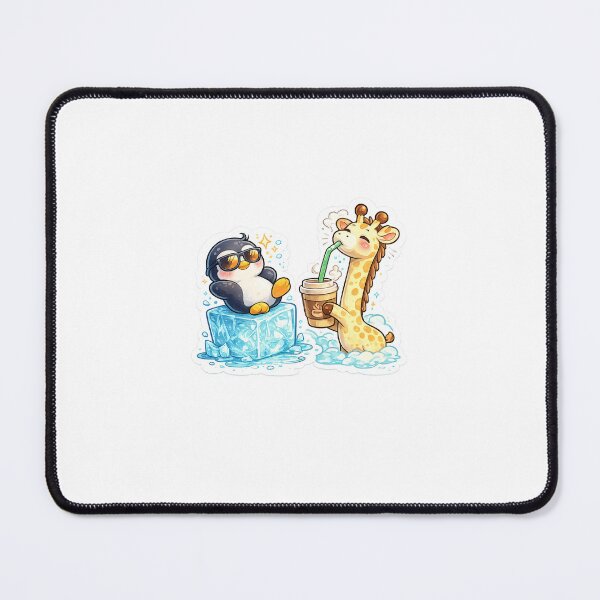 Item preview, Chill Bro Penguin Giraffe Funny Sticker | Cute Animal Meme | Laptop Sticker` designed and sold by Chinnibujji.