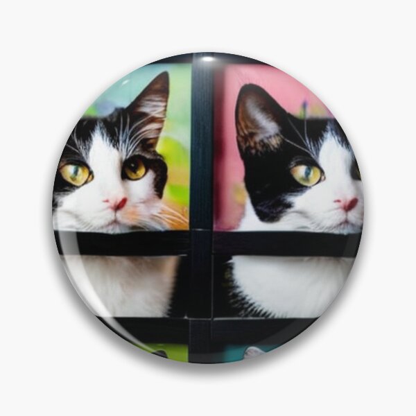 Item preview, Art - Pop Art Cats, Colorful 1960s Serigraph Composition designed and sold by World-Pets.