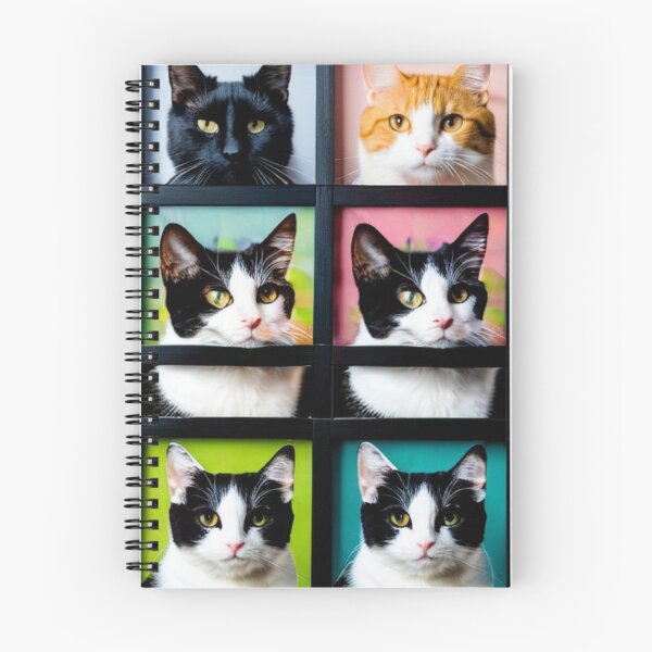 Item preview, Art - Pop Art Cats, Colorful 1960s Serigraph Composition designed and sold by World-Pets.