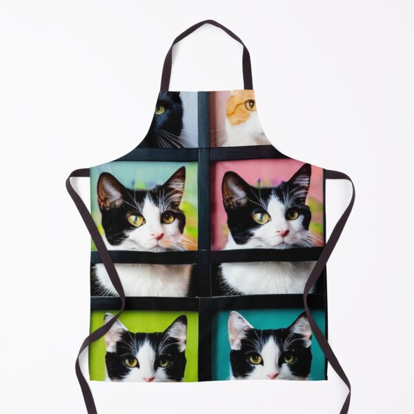 Item preview, Art - Pop Art Cats, Colorful 1960s Serigraph Composition designed and sold by World-Pets.