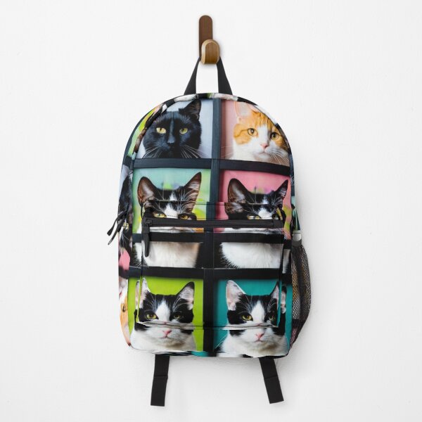 Item preview, Art - Pop Art Cats, Colorful 1960s Serigraph Composition designed and sold by World-Pets.