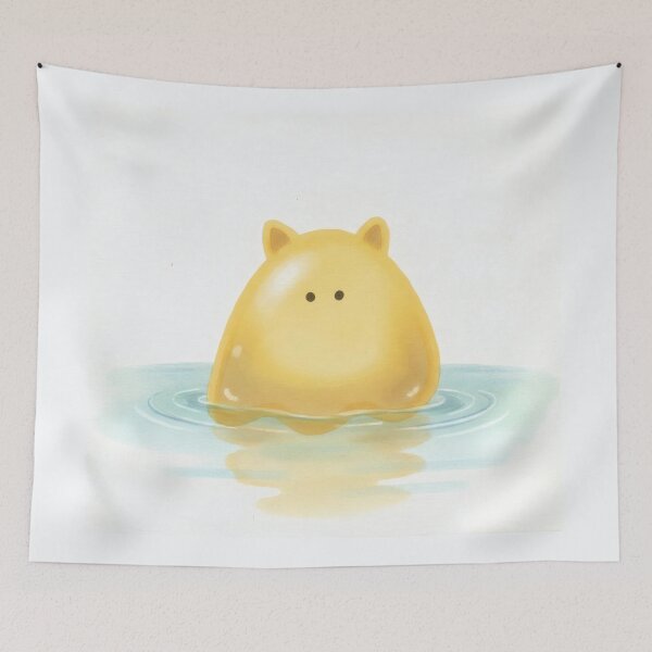 Item preview, Kawaii Flapjack Octopus Watercolor designed and sold by Hugo-Biz.