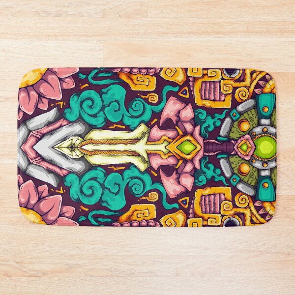 Item preview, Ancient Dagger and Magic Shield Fantasy Illustration designed and sold by koyung500Store.