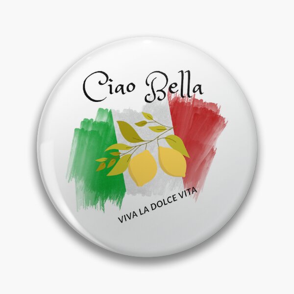 Item preview, Ciao bell lemon flag logo designed and sold by Ashtreemeadow.