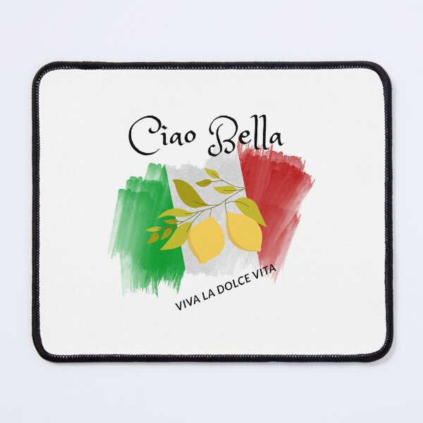 Item preview, Ciao bell lemon flag logo designed and sold by Ashtreemeadow.