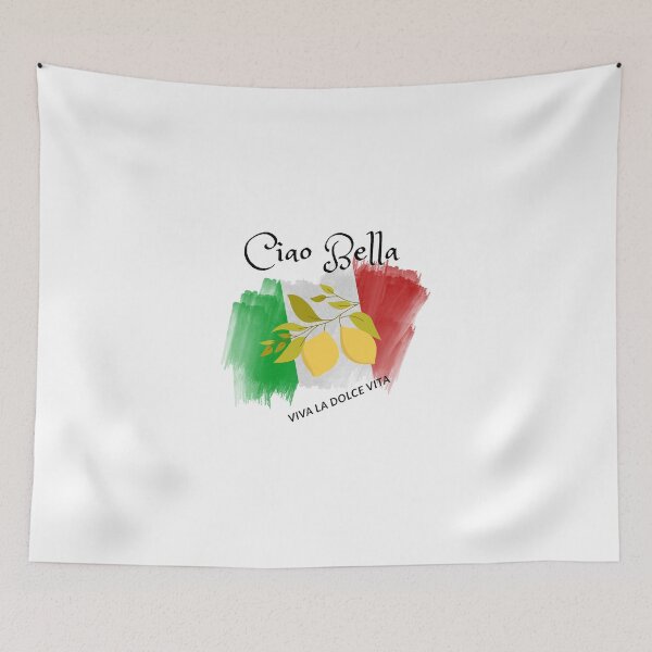 Item preview, Ciao bell lemon flag logo designed and sold by Ashtreemeadow.
