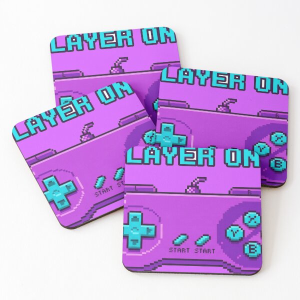 Item preview, A vibrant purple video game controller with the words 'Player One' designed and sold by QalandarArts.