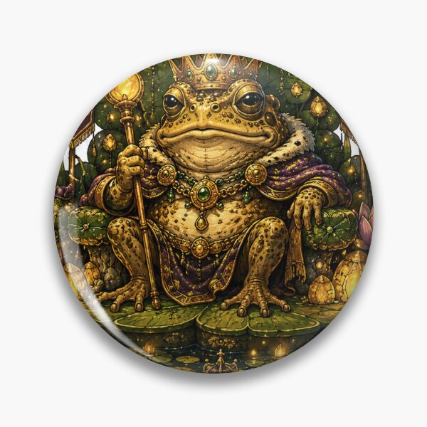 Item preview, Frog King Fantasy designed and sold by InkPixell.
