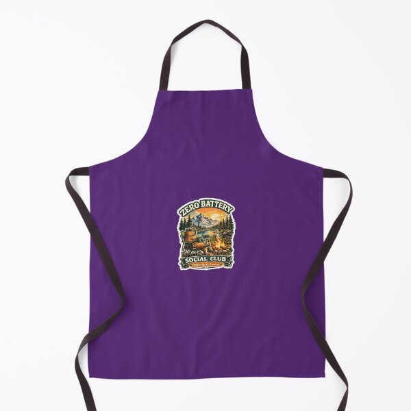 Item preview, Zero Battery Social Club – Retro Camping Capybara designed and sold by Dream Design Store.