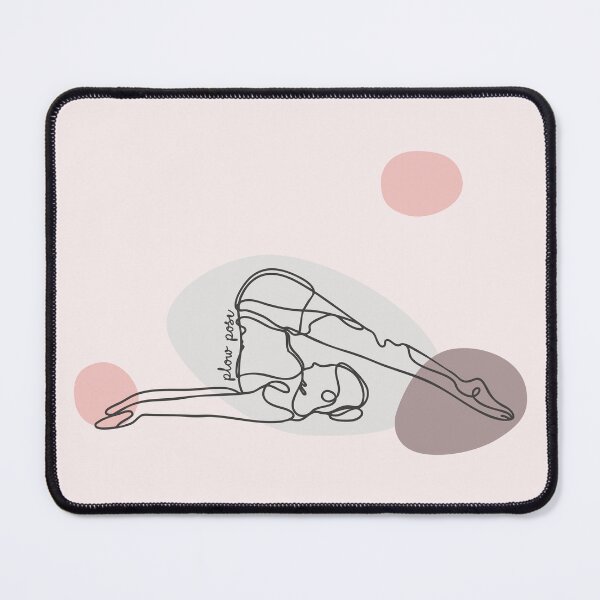Item preview, Plow Pose - Yoga Line Art Series designed and sold by TheThankfulTyne.