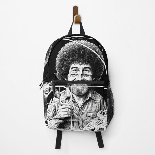 Item preview, Bob Ross Golden Ratio Fibonacci Spiral Happy Painter designed and sold by GrandeDuc.