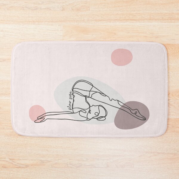 Item preview, Plow Pose - Yoga Line Art Series designed and sold by TheThankfulTyne.