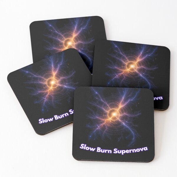 Item preview, Slow Burn Supernova - Abstract Cosmic Space Art designed and sold by GLITCH & SOUL.
