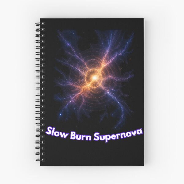 Item preview, Slow Burn Supernova - Abstract Cosmic Space Art designed and sold by GLITCH & SOUL.