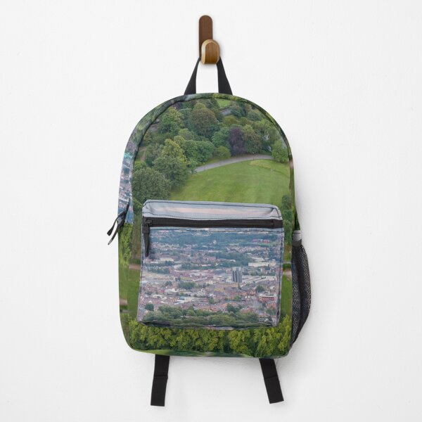 Item preview, Corporation Park at Dusk - Aerial Drone View Towards Blackburn Town, Lancashire designed and sold by Shafiq Khan.